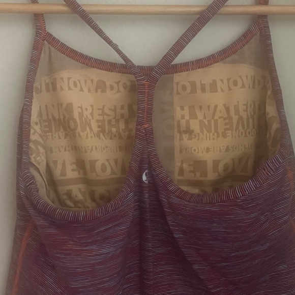 lululemon athletica Power Y Tank - Space Black March Multi - Picture 13 of 13